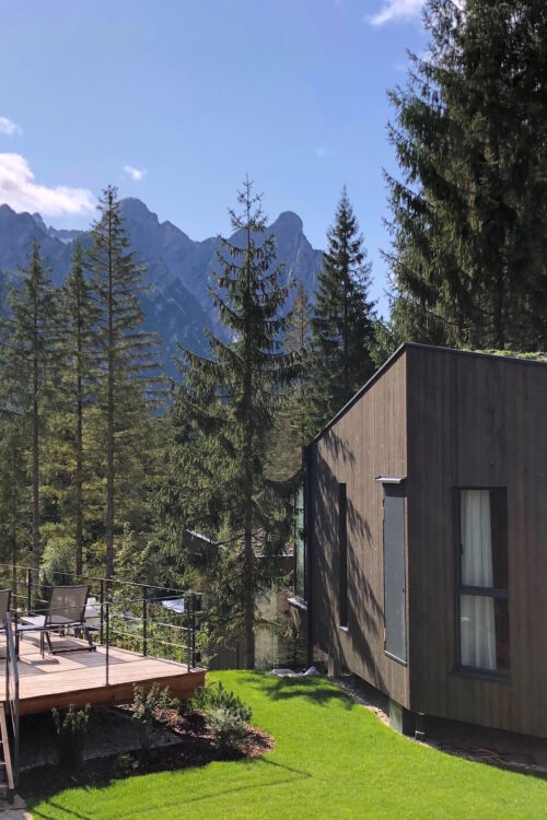 Schlafen unter Sternen: die Skyview Chalets am Toblacher See
