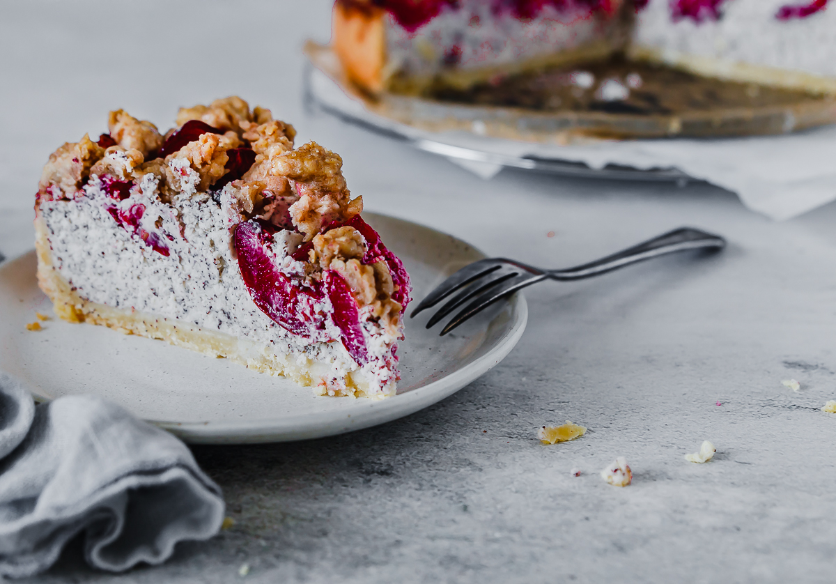 Saftiger Quark-Mohn-Pflaumenkuchen mit Streuseln oder auch: Drei ...